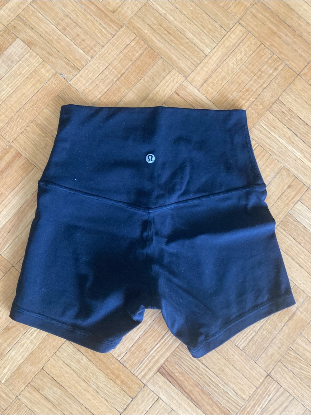 lululemon athletica Black High-Rise Bike Shorts